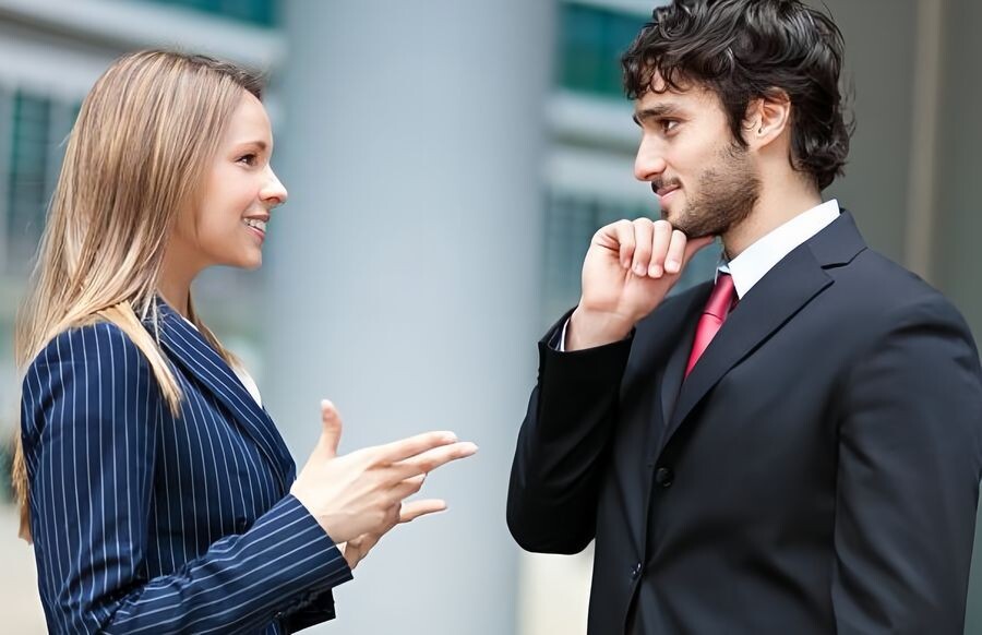 Уверенный в себе человек