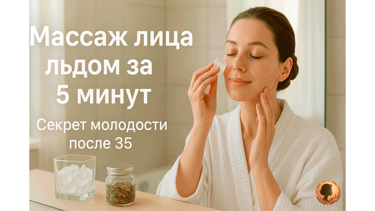 Как делать массаж лица льдом