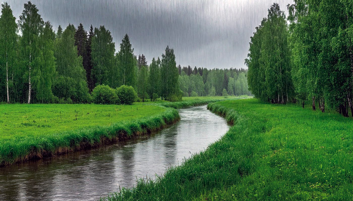 Дождь 8 мая — к урожайному году. Изображение: "Шедеврум"