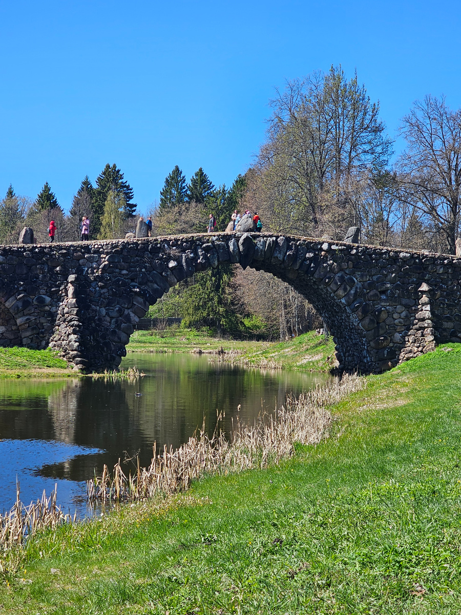 Размер моста впечатляет и в жизни. Фото: Парадная гостья