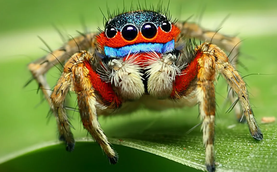 Паук скакун ядовитый