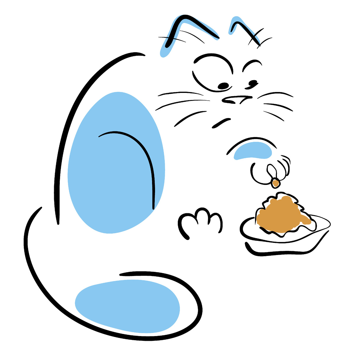 Котику нужен стимулятор аппетита