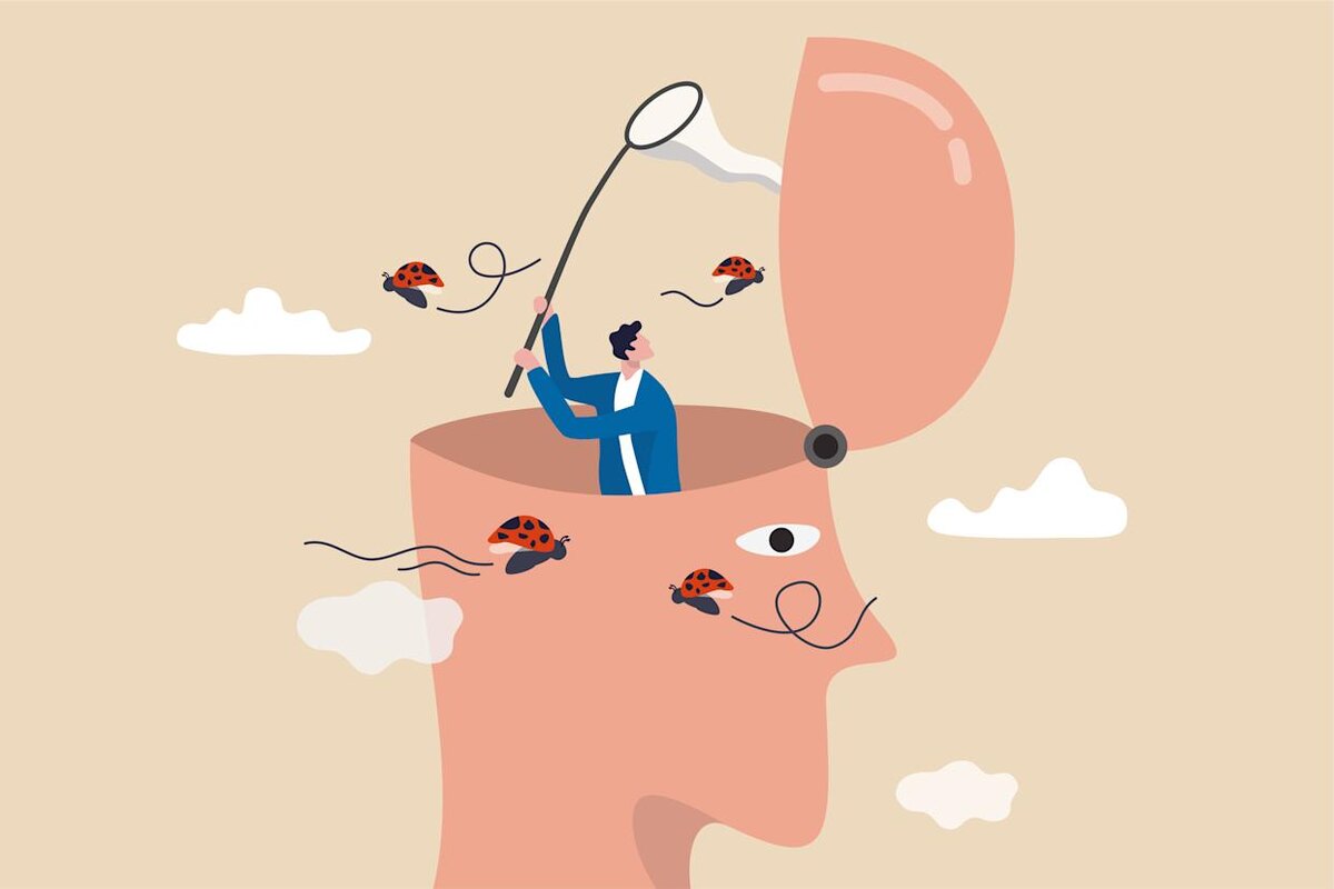 Дерефлексия — это метод в логотерапии, основанный на том, чтобы вылезти из своей головы и обратить внимание на внешнюю реальность.