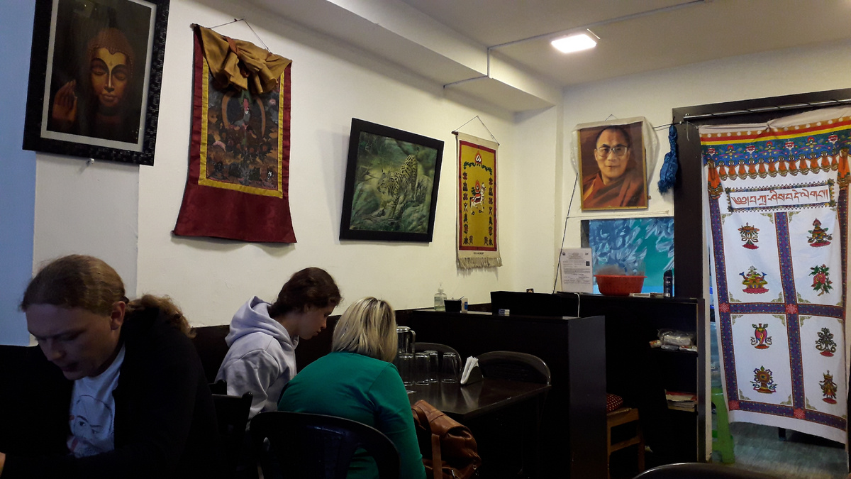 Кодайканал. Тибетский ресторан. Октябрь 2021 г.