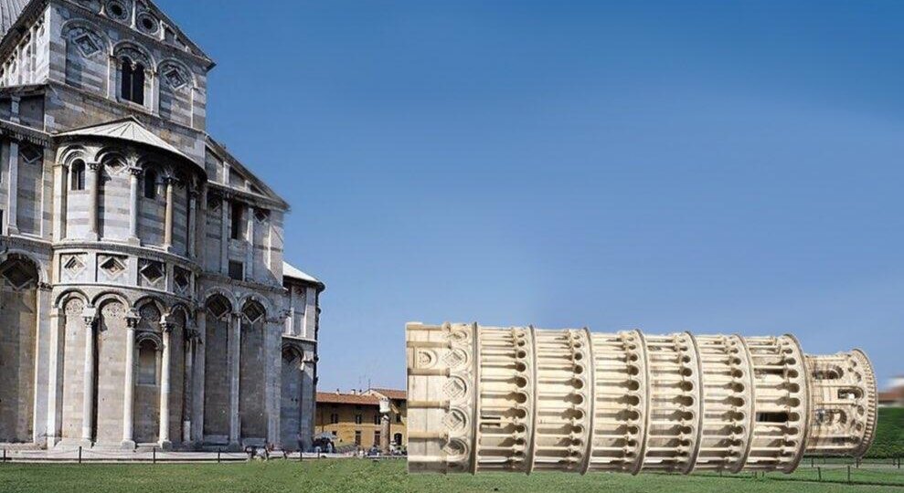 Почему Пизанская башня наклонилась и упадет ли она?