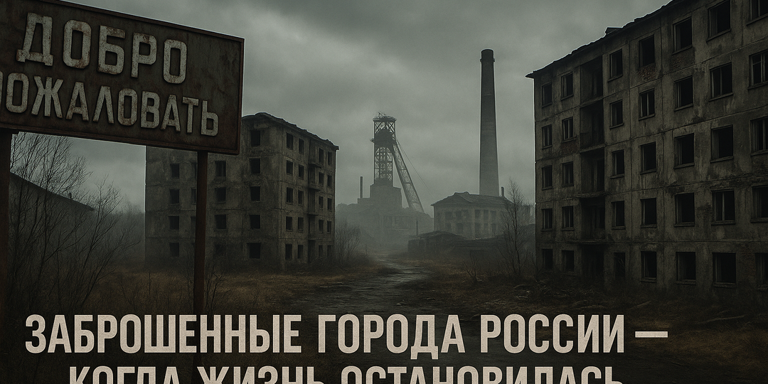Заброшенные города России: когда жизнь остановилась 🏚️🌪️