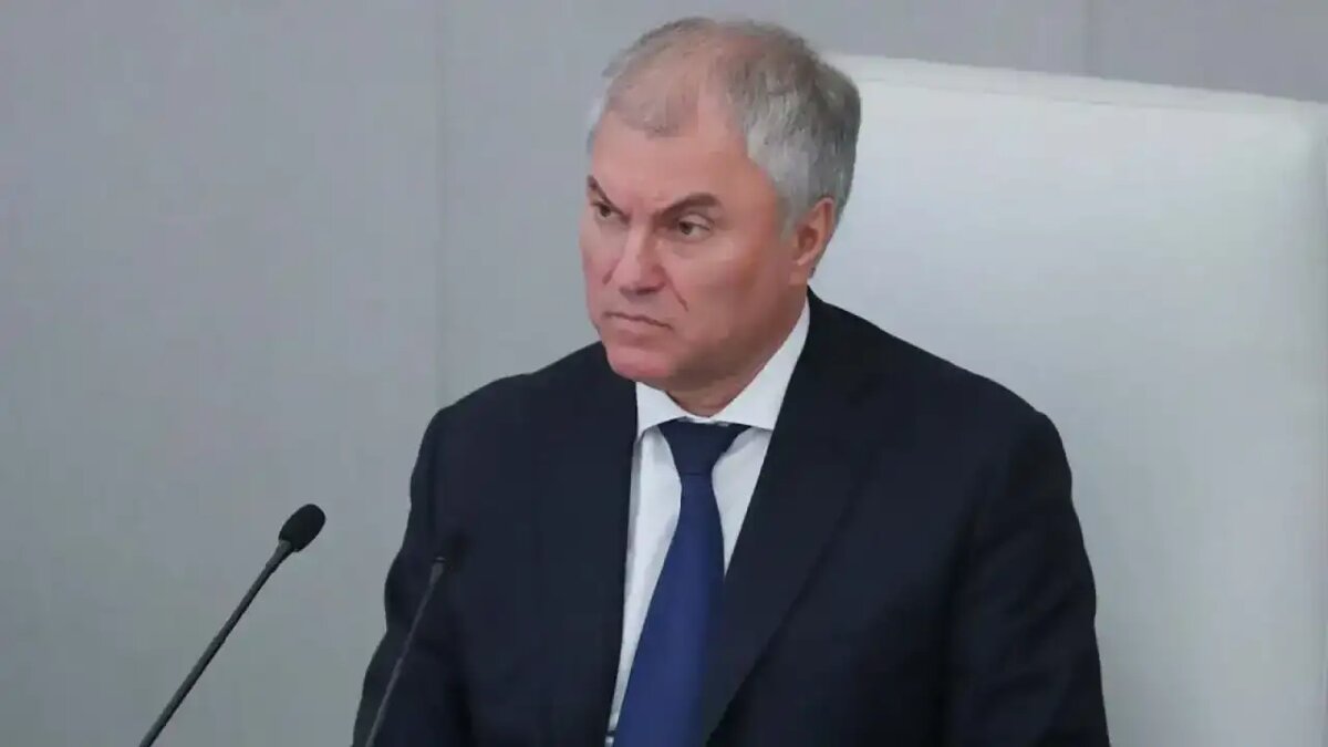    Председатель Государственной думы Вячеслав Володин.