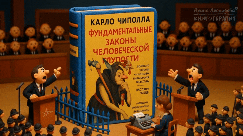 Рекомендация книготерапевта: «Фундаментальные законы человеческой глупости» Карло Чиполла
