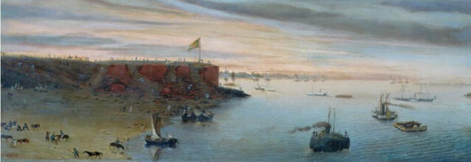 Бразильский флаг над Итапиру