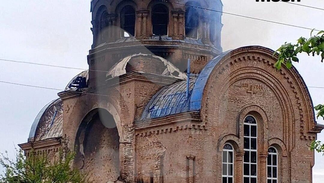 ВСУ разрушили храм в Курской области во время перемирия. Источник: Mash