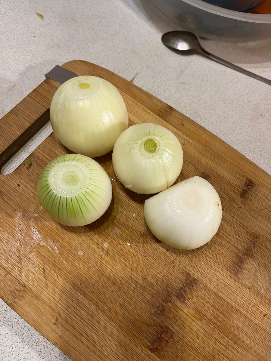 Лук 1 кг на 500 г теста 