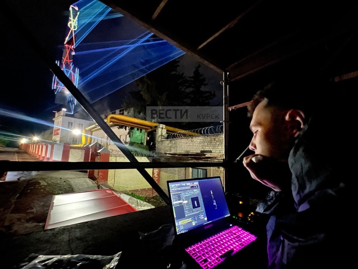    К 9 мая в Курске готовится эффектное лазерное шоу