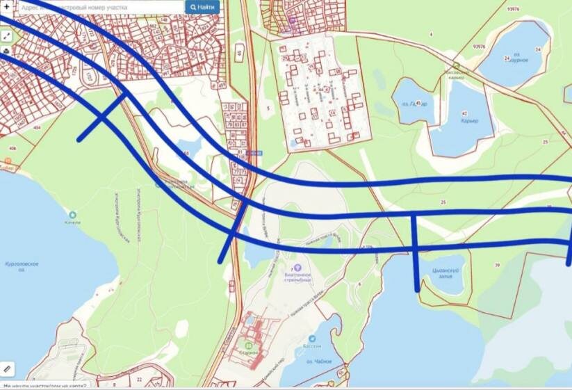 Скриншот схемы из обращения в СК РФ #Ленобласть #арбитраж #генпланы поселений #загороднаяНедвижимость #земельныеОтношения #коттеджные поселки #конфликты
