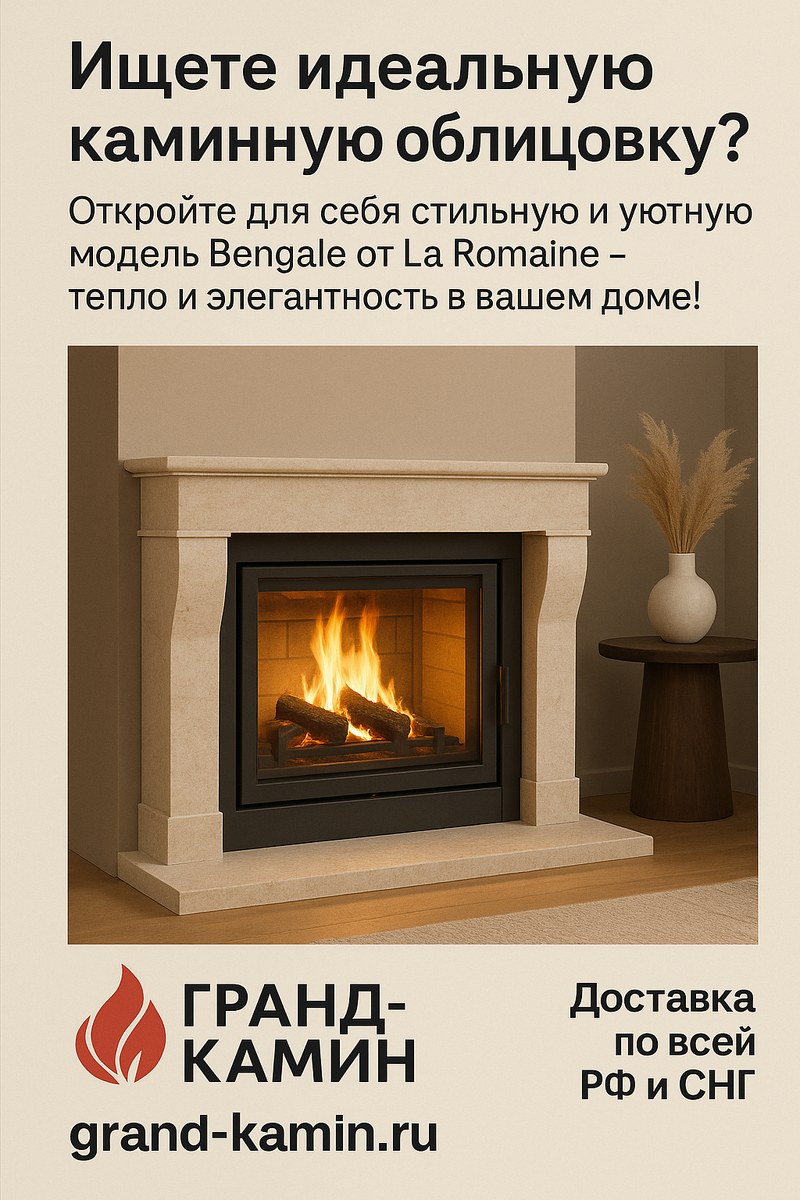    Каминная облицовка Bengale: как создать уют и стиль в вашем доме с помощью натурального камня Kamin