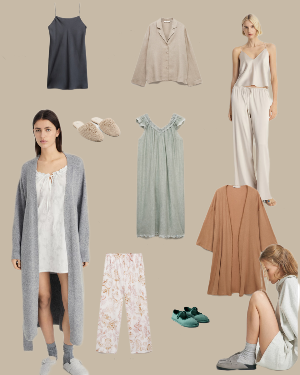 коллаж составлен автором, бренды всех вещей можно узнать в Телеграм Модные решения