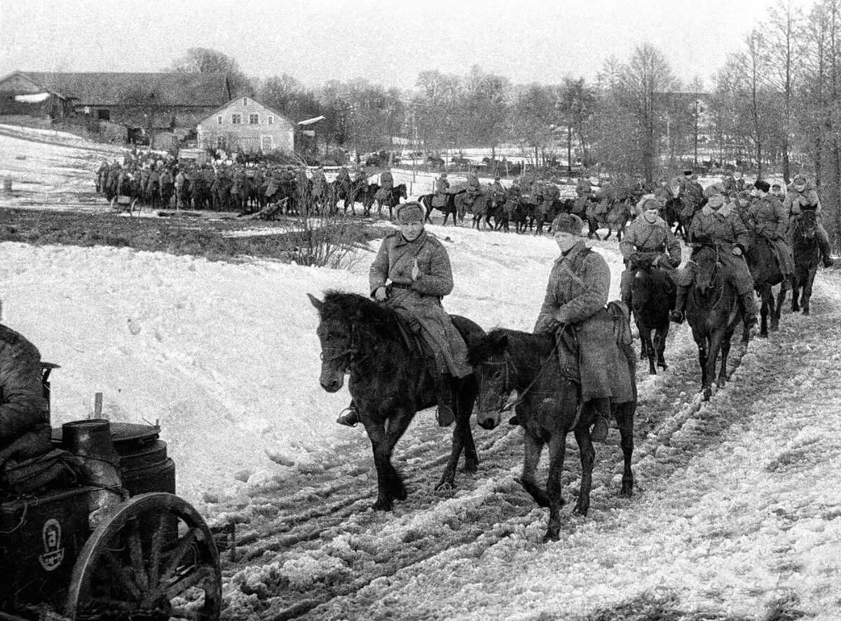 К концу Великой Отечественной войны в советской армии сражалось 8 кавалерийских корпусов, из них 7 носили звание гвардейских