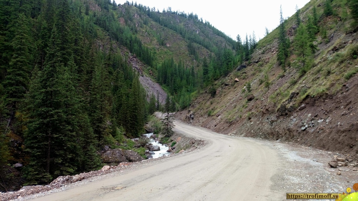 Подъём на Улаганский перевал