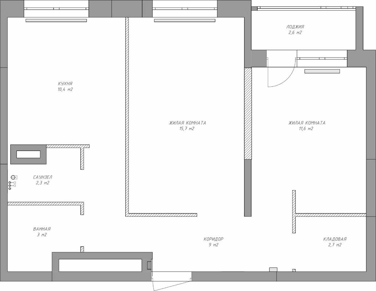 Обмерный план