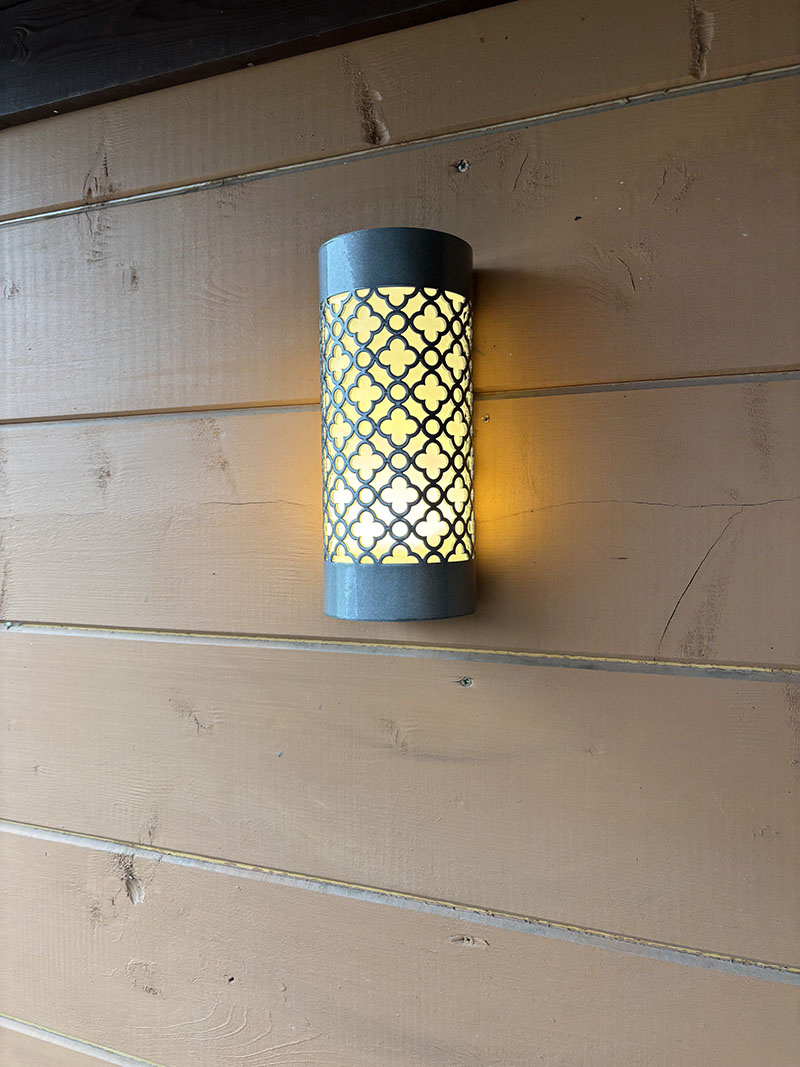 Светильник от Casadelavida Aster, Серебристый, Круглый, Уличный, Длина 250мм