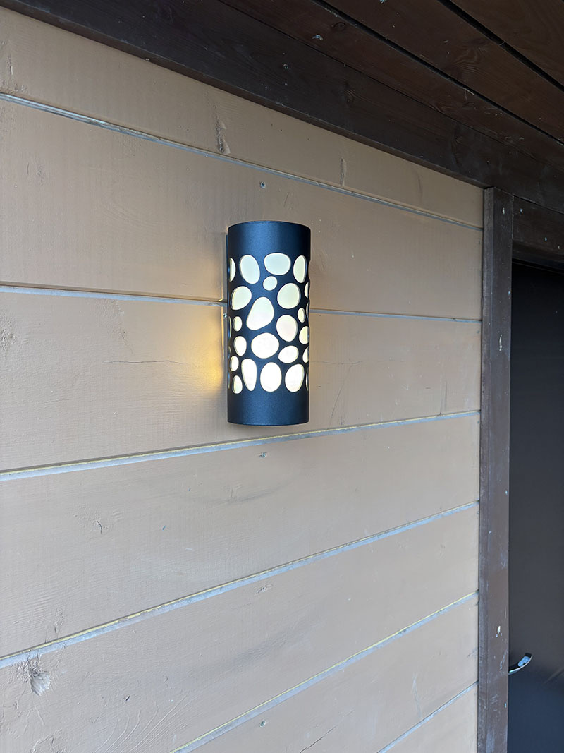 Светильник от Casadelavida Piedras, Черный, Круглый, Уличный, Длина 250мм