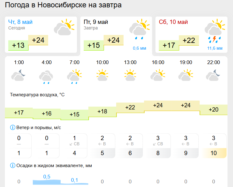    Скриншот Гисметео