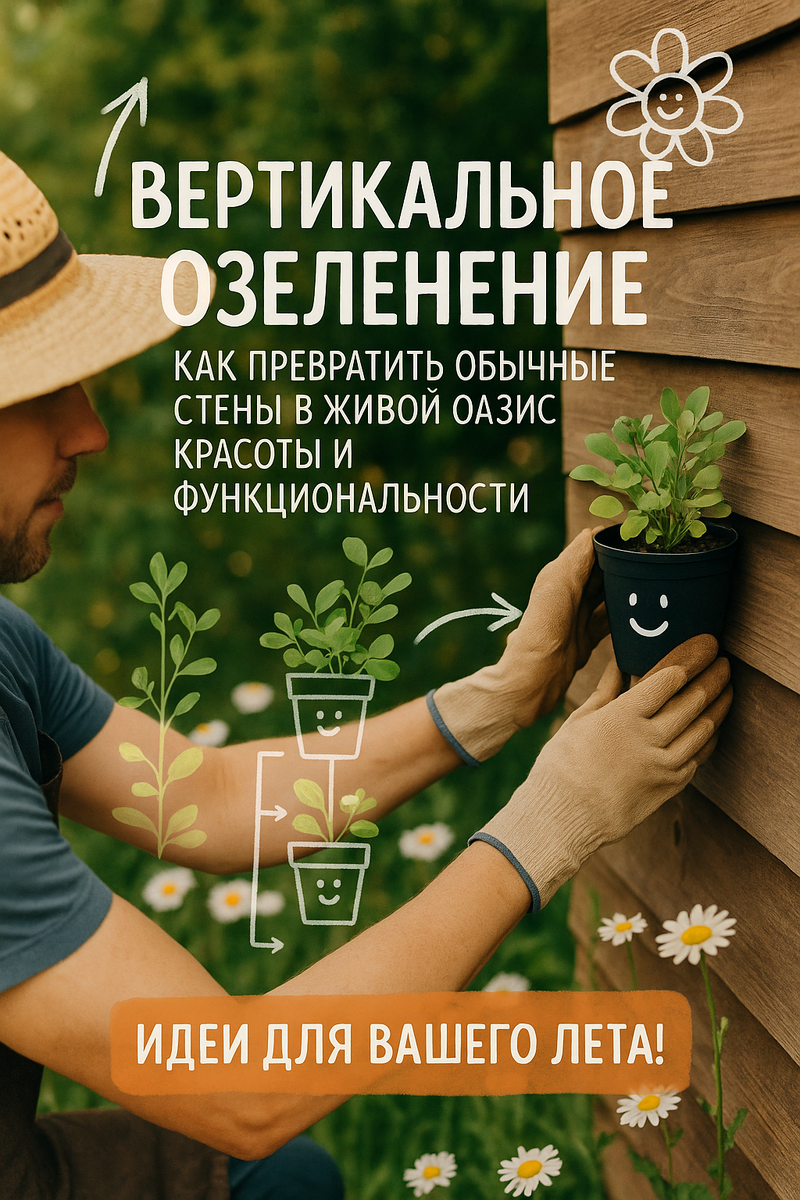    Вертикальное озеленение: как превратить обычные стены в живую оазис красоты и функциональности