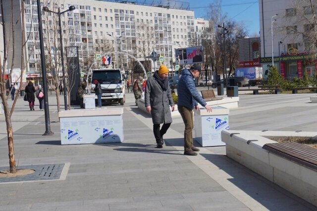    Приготовления в Сыктывкаре начались еще в апреле. Фото: Администрация Сыктывкара