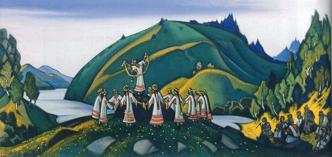 Художник Николай Рерих, 1945г.