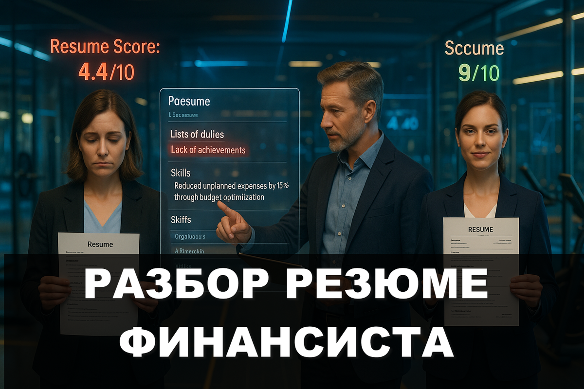 РАЗБОР РЕЗЮМЕ ФИНАНСОВОГО МЕНЕДЖЕРА