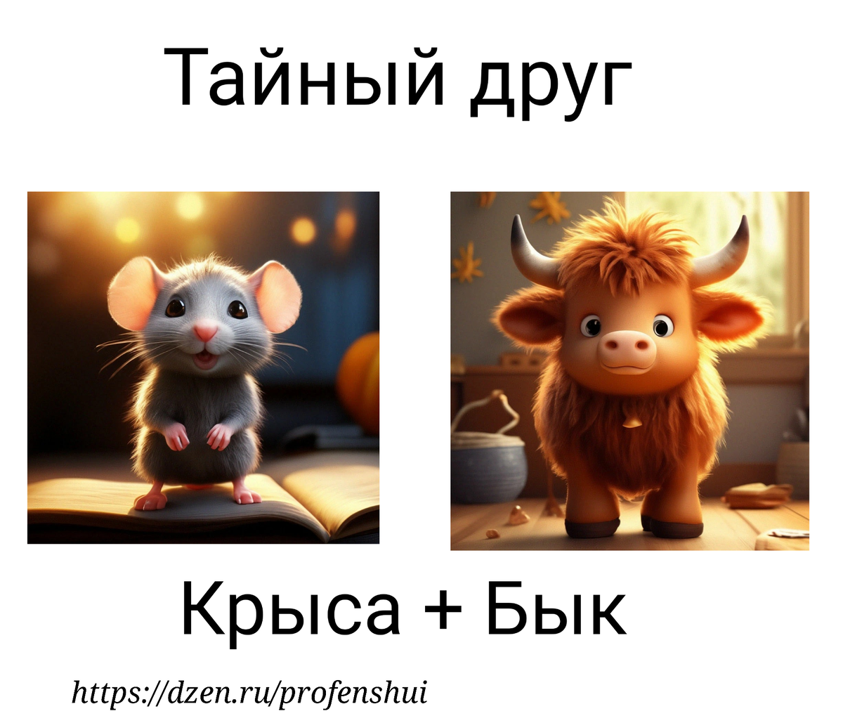 Тайный друг Крыса и Бык. Про фэн-шуй