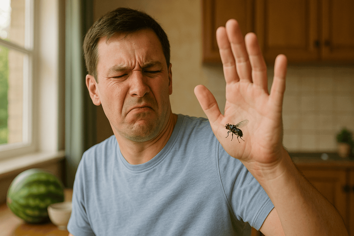    Если муха назойливо пристаёт к вам, возможно, вы не враг номер один, а просто слишком вкусно пахнете.