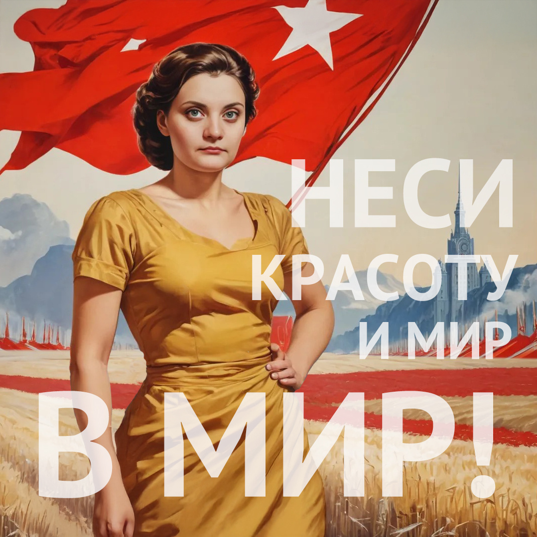 Это я в роли сильной и уверенной советской женщины :-)