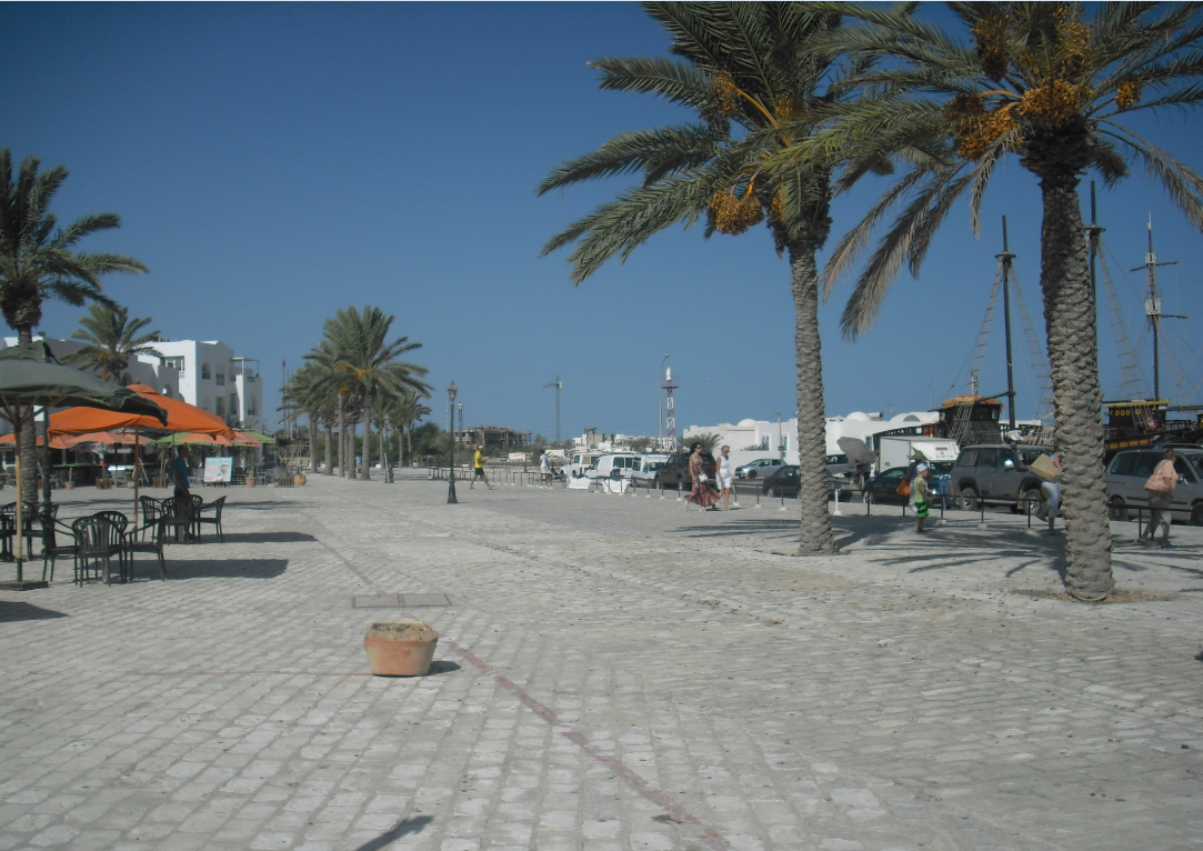 В порту Хаммамет.