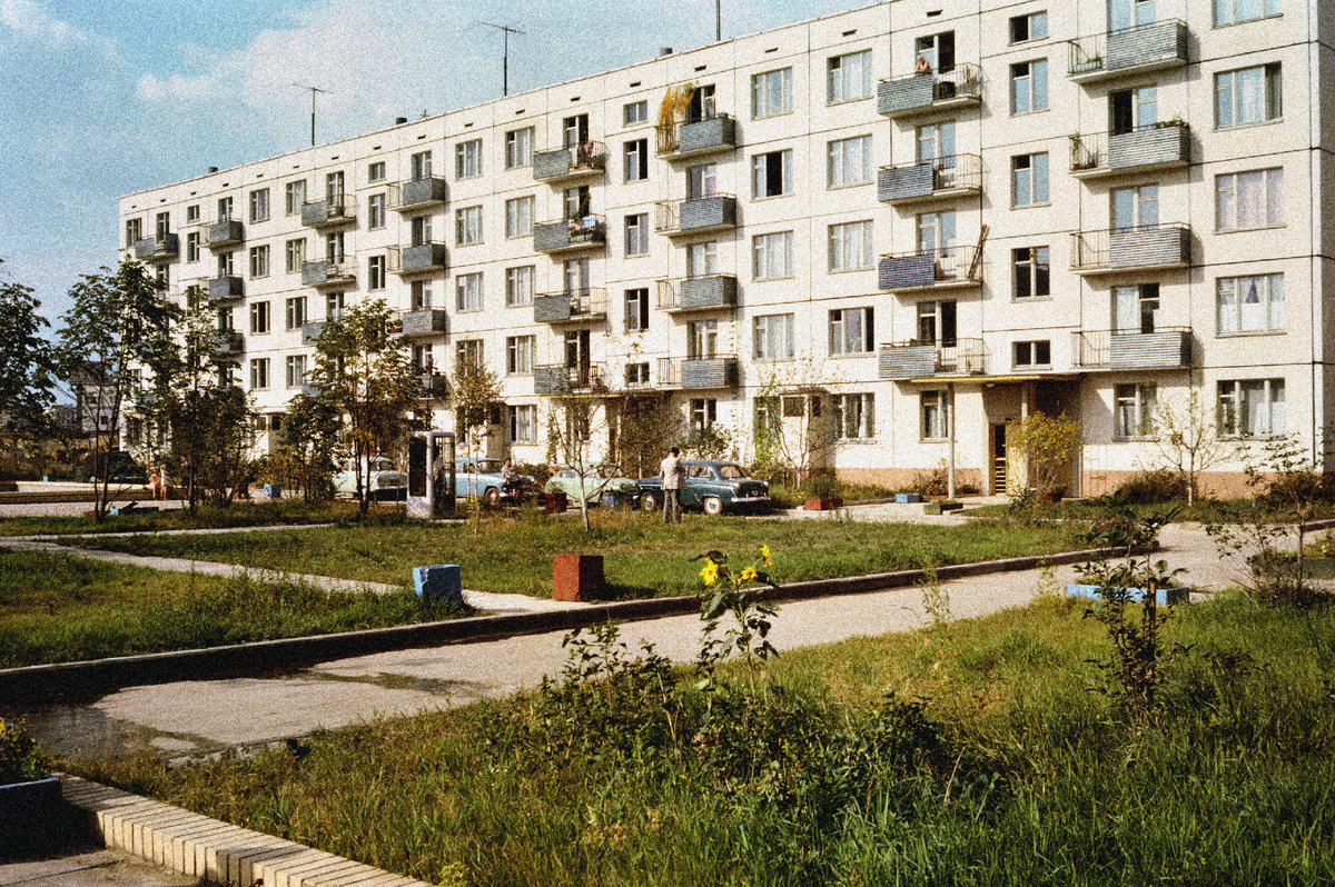 Двор времен Советского Союза. Изображение из открытых источников.