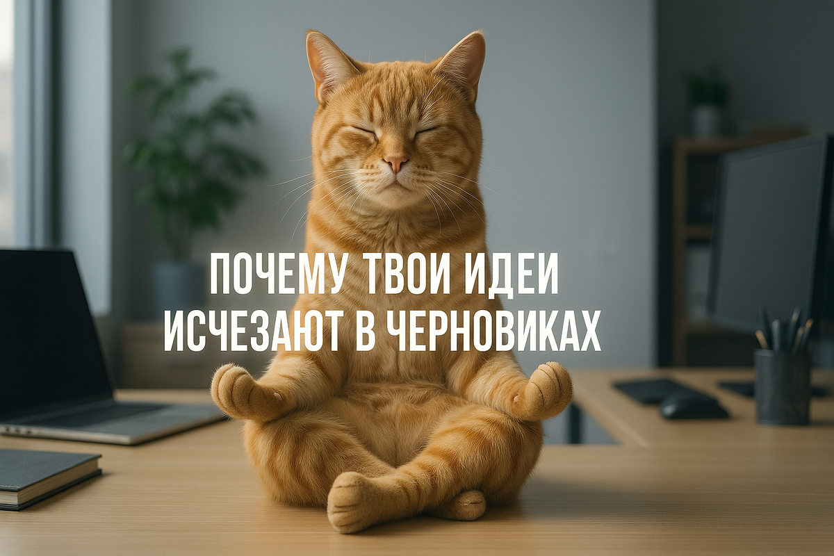 Почему твои идеи исчезают в черновиках