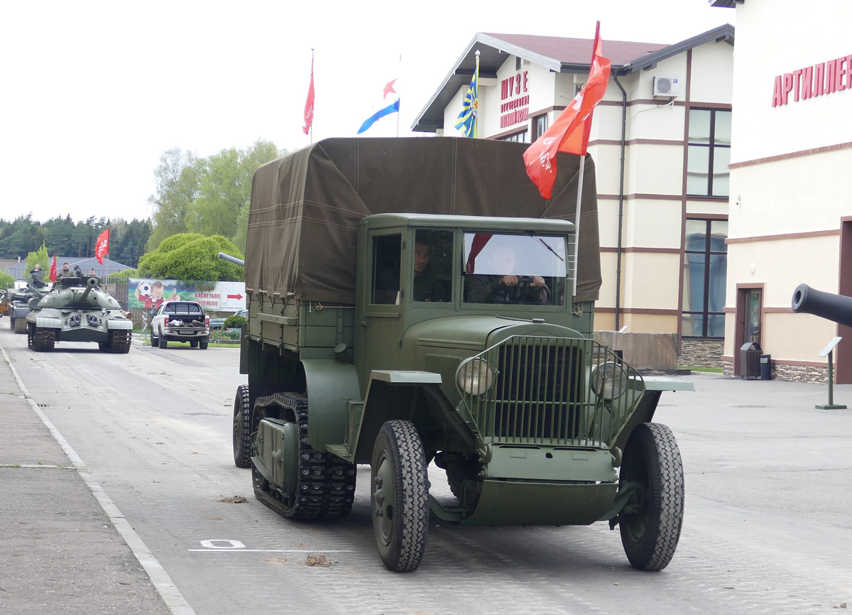 На параде в Музее отечественной военной истории.