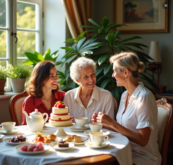 Пожилые родители и взрослые дети