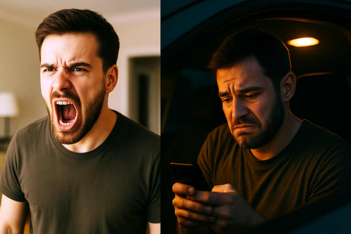 Ты обуза! — закричал он. Сейчас он ночует в машине под моими окнами и пишет, что соскучился