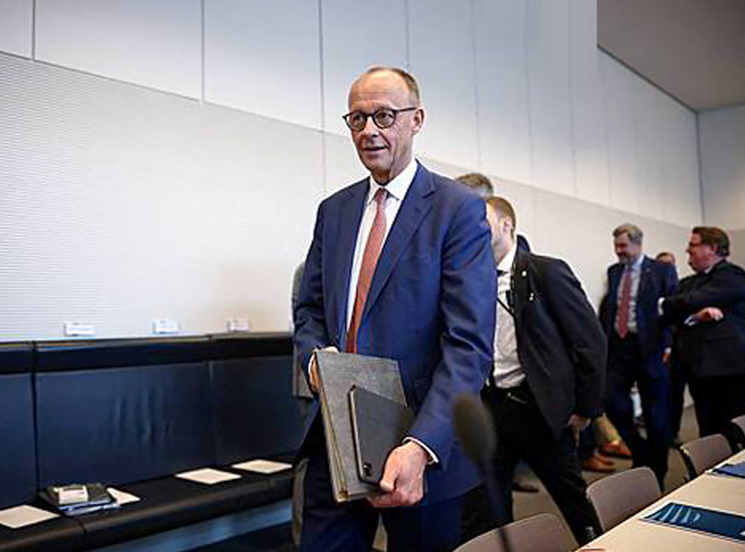 used image: Signing of the coalition agreement for the 21st Bundestag on 5 May 2025 (main page) / Friedrich Merz // Internet