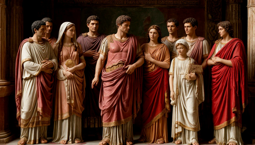 Семья римских патрициев