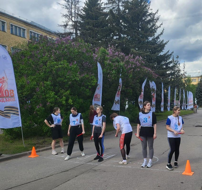 Легкоатлетическая эстафета, посвященная Дню Победы в Московском авиационном институте