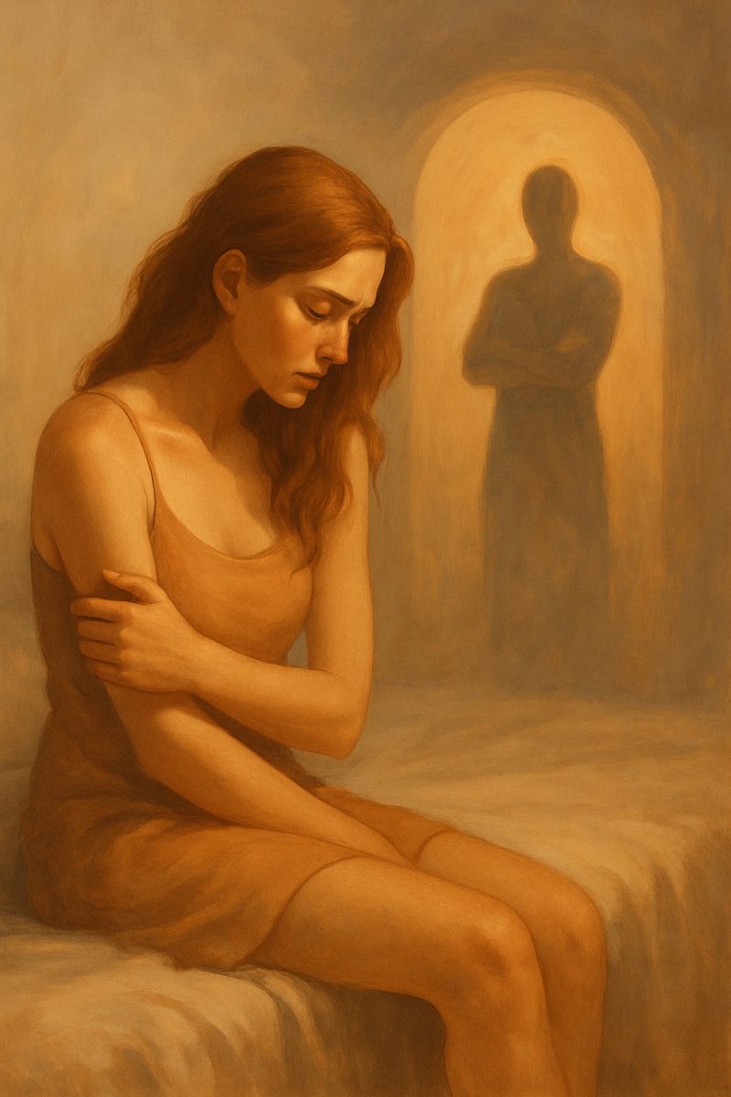 Руки партнёра — как будто чужие. Неловкость внутри. А потом — вина: что со мной не так?