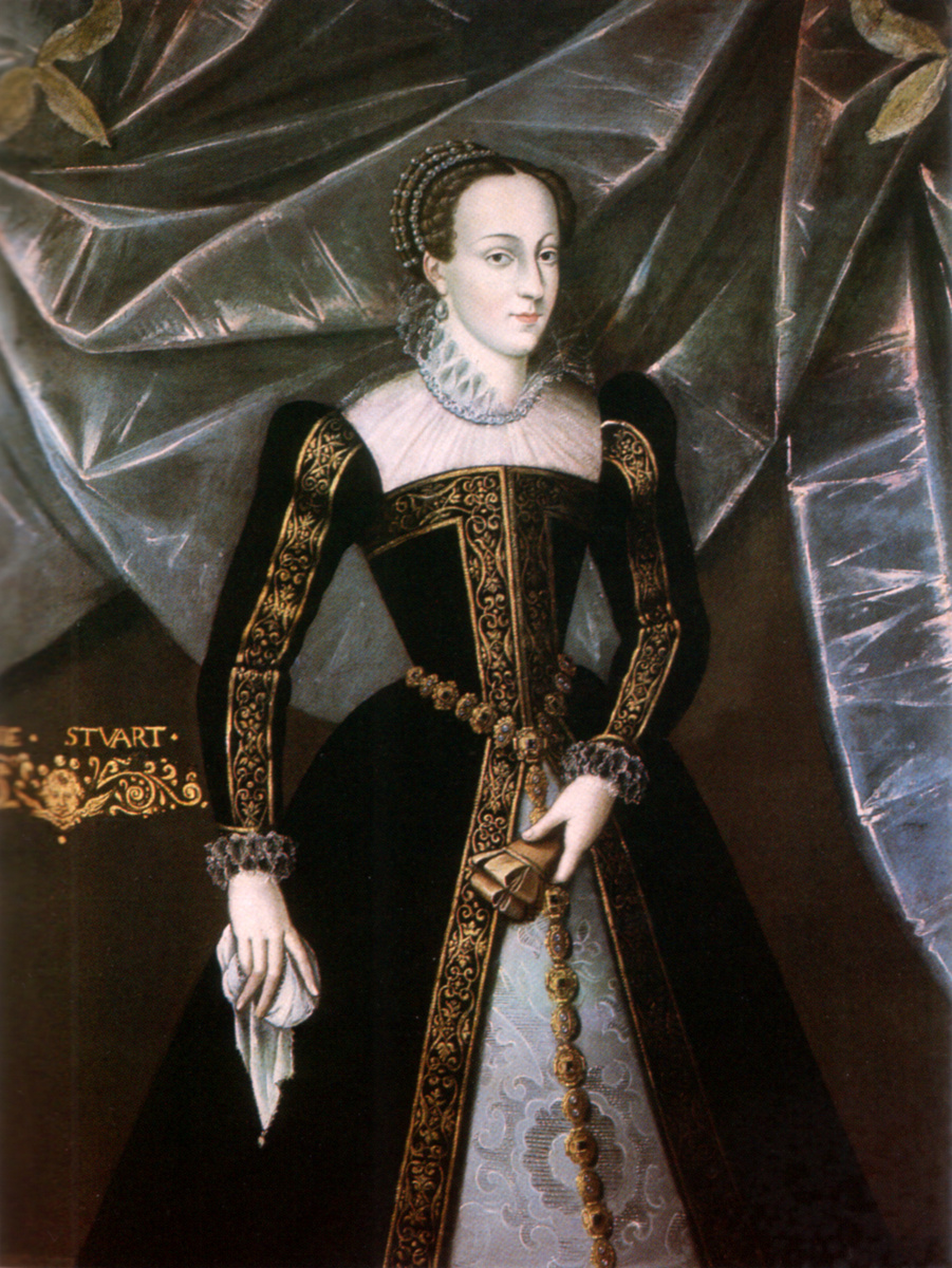 Mary Queen of Scots (1542-1587) in an official portrait.Blairs Museum - The Museum of Scotland's Catholic Heritage.