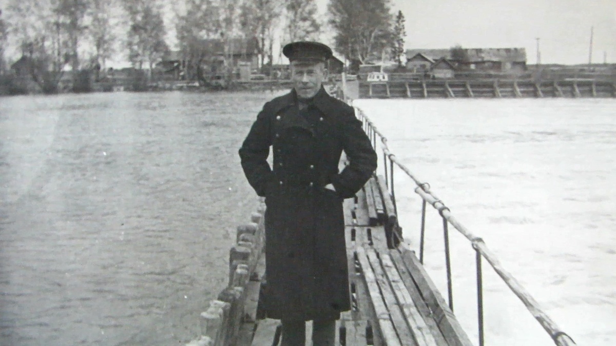 Александр Александрович Капустин, начальник шлюза в Крохино. Фото из архива Г. C. Коварды