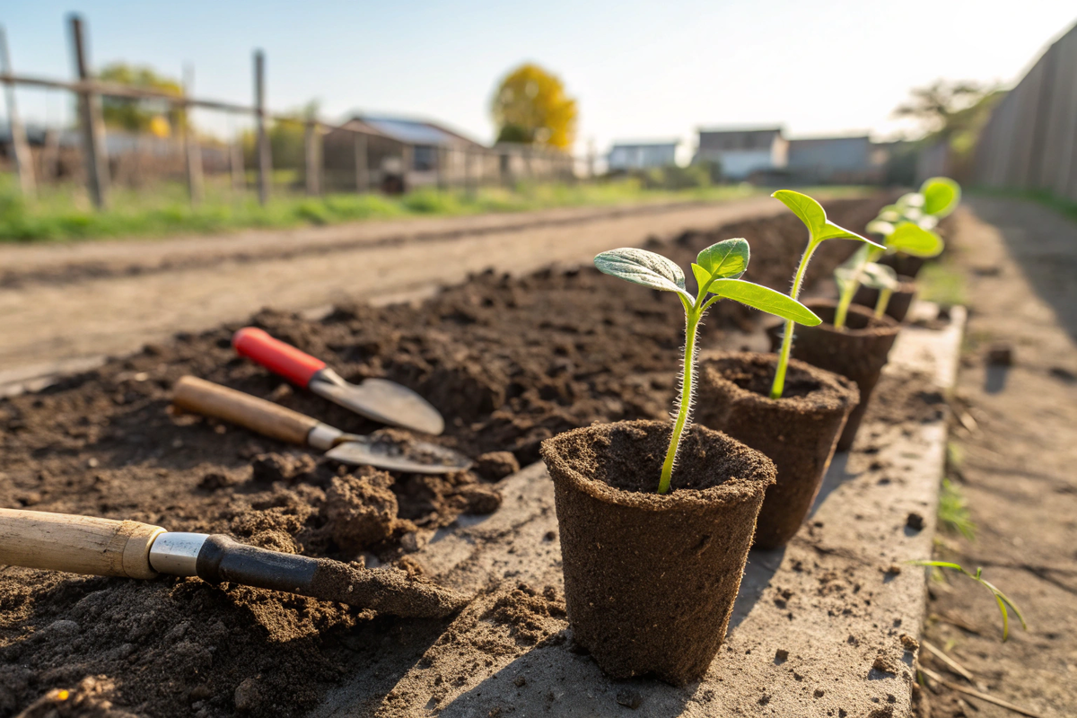 Огурцы посадка в лунку
