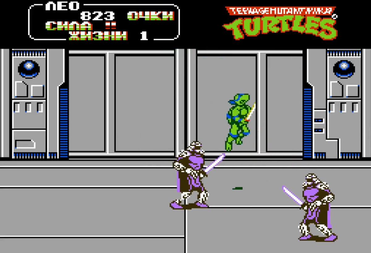 Черепашки-ниндзя 2: The Arcade Game Dendy финальная битва