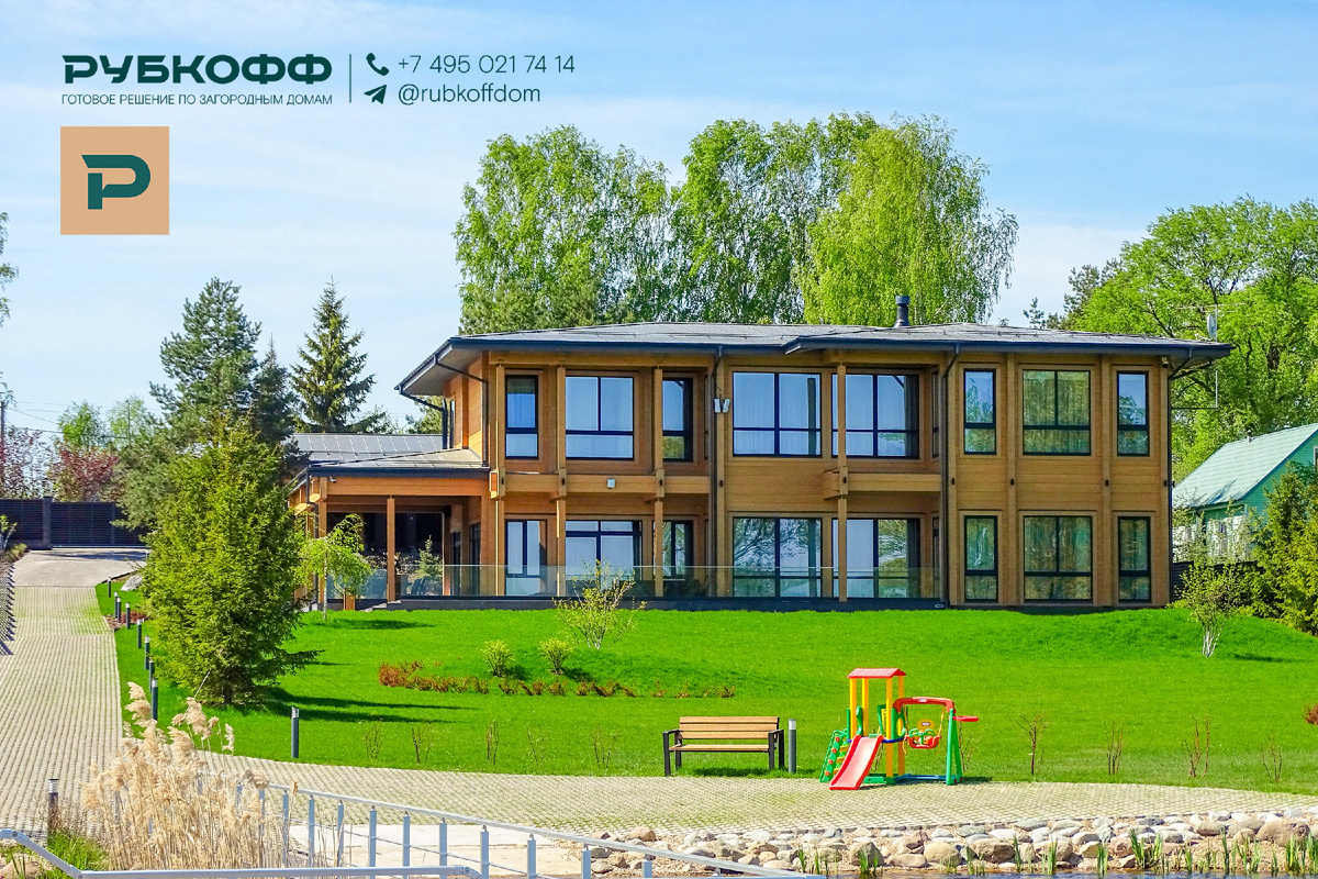 Дом Leonardo 606 м² от Рубкофф из высокого клееного бруса