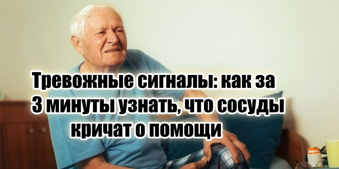 3 индикатора плохого состояния сосудов на вашем теле. Проверяются дома за 3 минуты