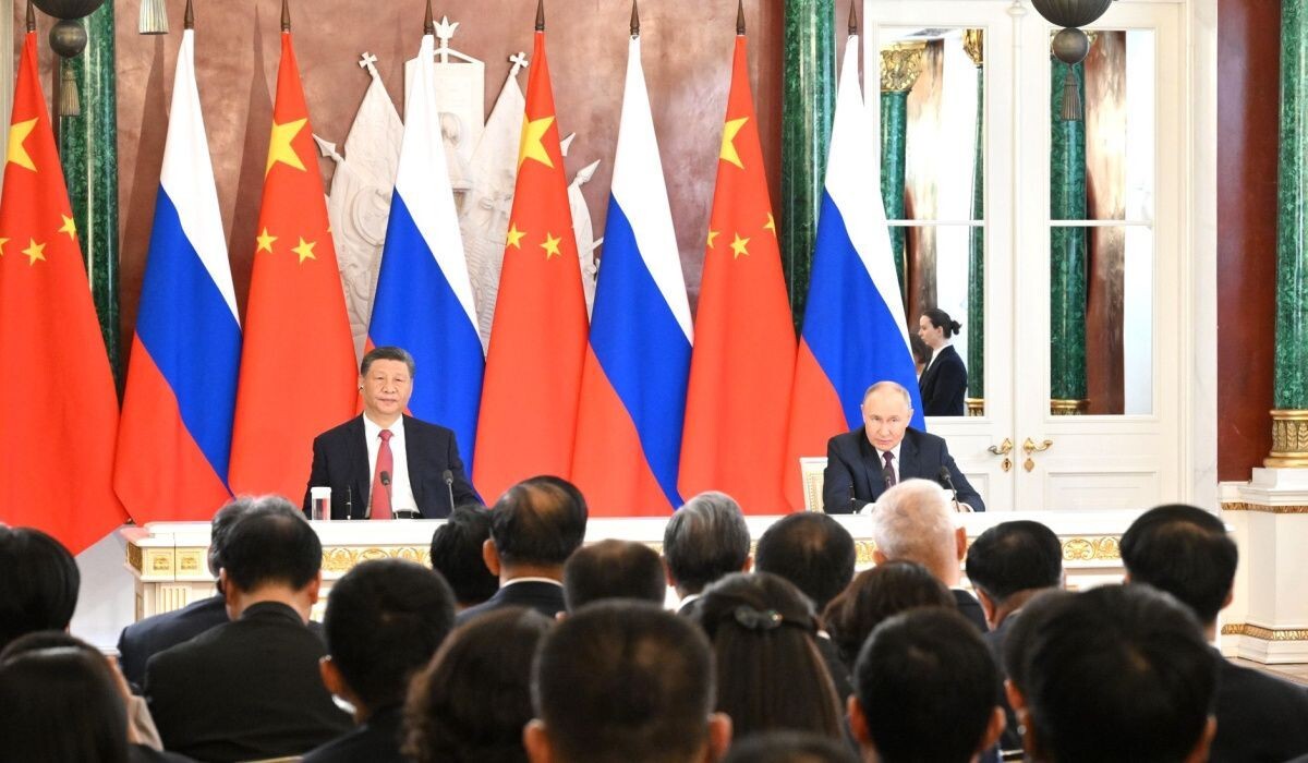     Владимир Путин и Си Цзиньпин. Источник: kremlin.ru Автор фото: Пресс-службы Кремля