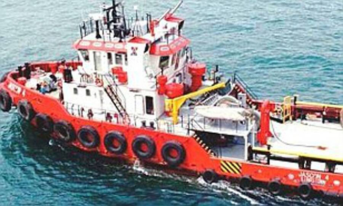 Буксир Jascon-4, перевернувшийся в мае 2013 года. / Фото: allthatsinteresting.com